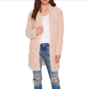 Anthropologie Sherpa Cardigan Teddy Coat